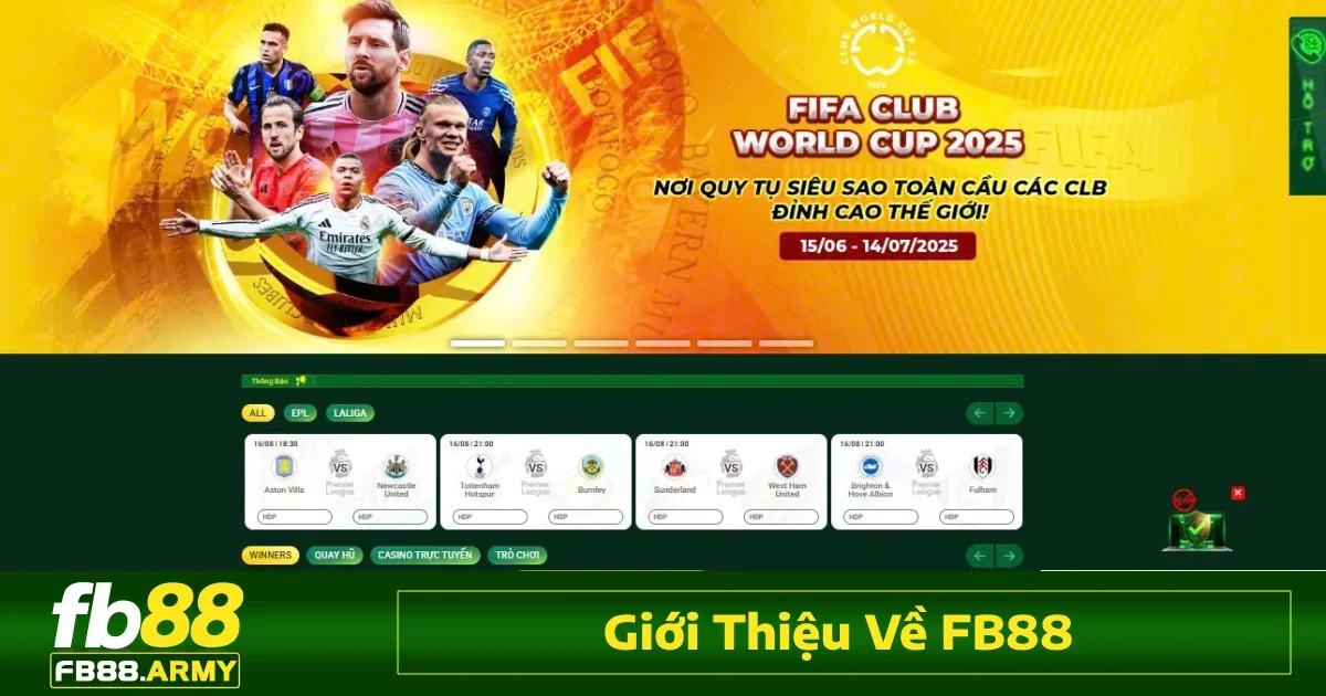 Fb88 25 Fb88 đã và đang khẳng định vị thế của mình như một trong những sân chơi bet hàng đầu, thu hút không ít người chơi tham gia.