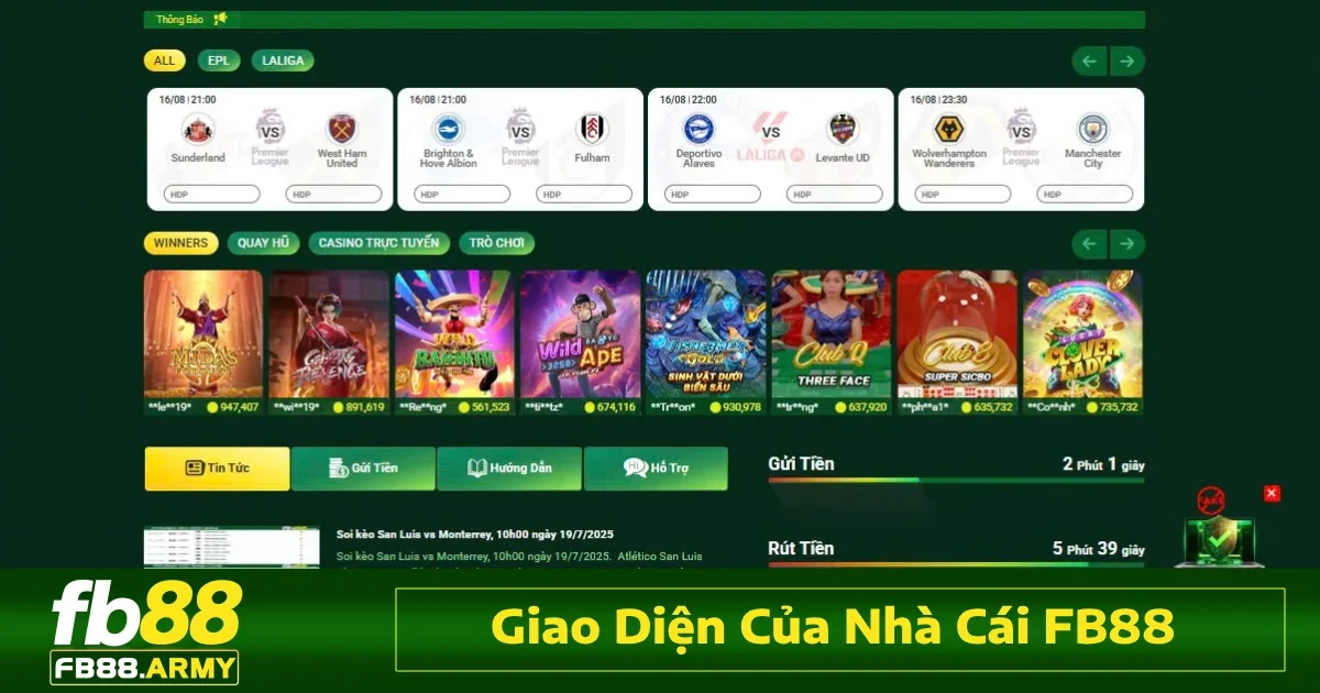 Fb88 26 Fb88 chú trọng thiết kế giao diện website và ứng dụng di động một cách khoa học, thân thiện với người dùng.