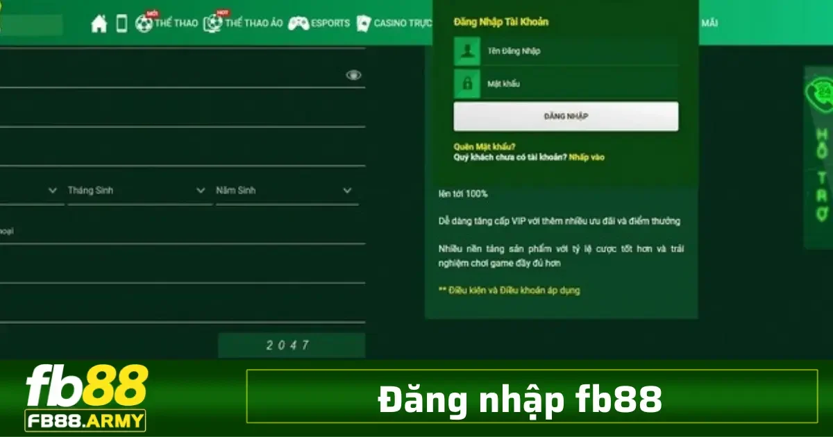 Đăng nhập FB88 1 Trước khi đi vào hướng dẫn đăng nhập, chúng ta cần làm quen với giao diện của website FB88.