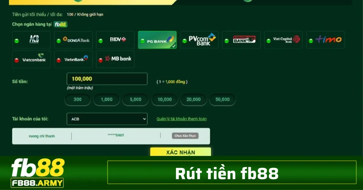 Rút tiền FB88 3 Điều này giúp hạn chế các rủi ro và quản lý tốt hơn dòng tiền của người chơi.
